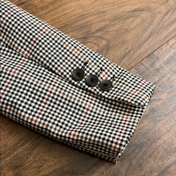 Lucky Brand Black and White Houndstooth Blazer, Sz. Small - Picture 7 of 9